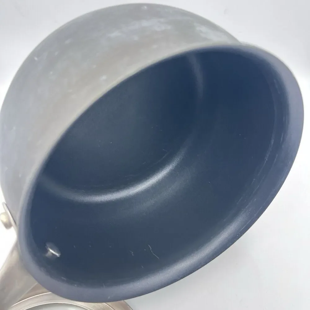 BELGIQUE 3 Quart HARD ANODIZED Saucepan and Glass Lid - Tools of Trade 30209